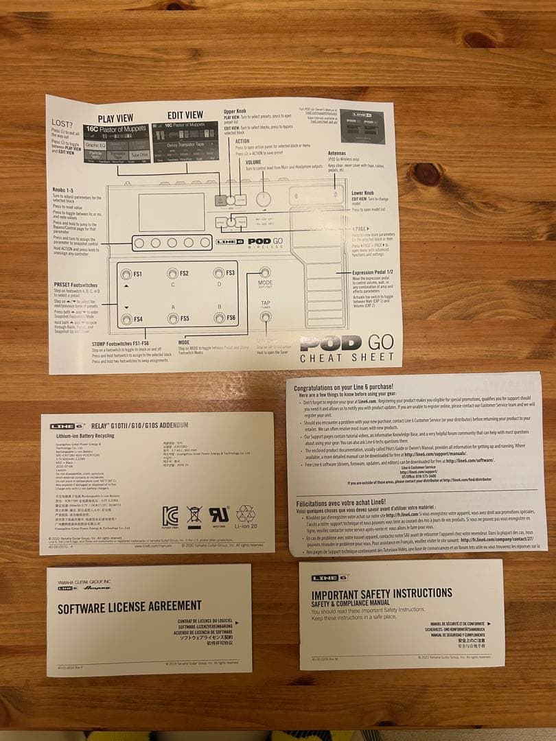 ◾︎値下げ◾︎ LINE6 POD Go Wireless