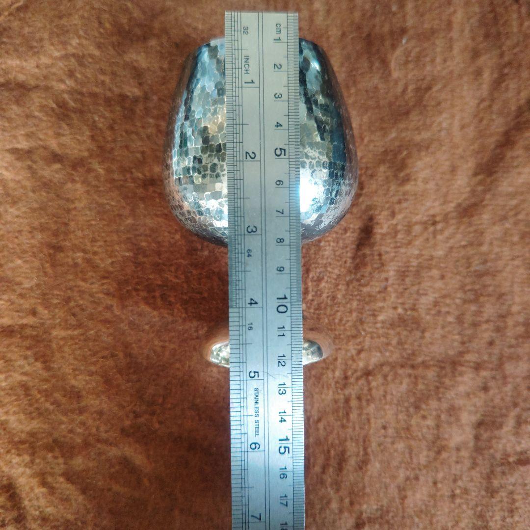 シルバー　ブランデーグラス