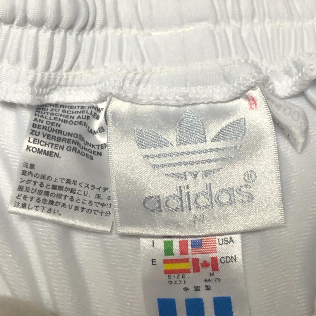 アディダス トラックパンツ サイドロゴテープ 万国旗タグ 銀タグ 90S
