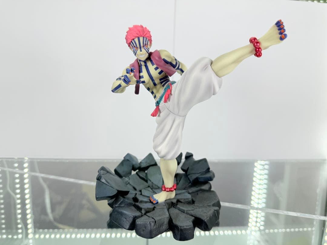 【開封品】煉獄杏寿郎 フィギュア炎の呼吸伍丿型「炎虎」/上弦の参猗窩座2体セット