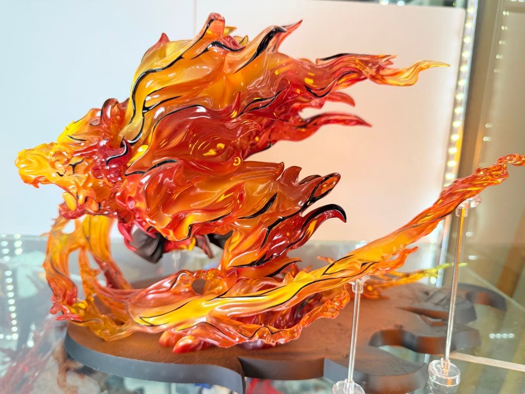 【開封品】煉獄杏寿郎 フィギュア炎の呼吸伍丿型「炎虎」/上弦の参猗窩座2体セット