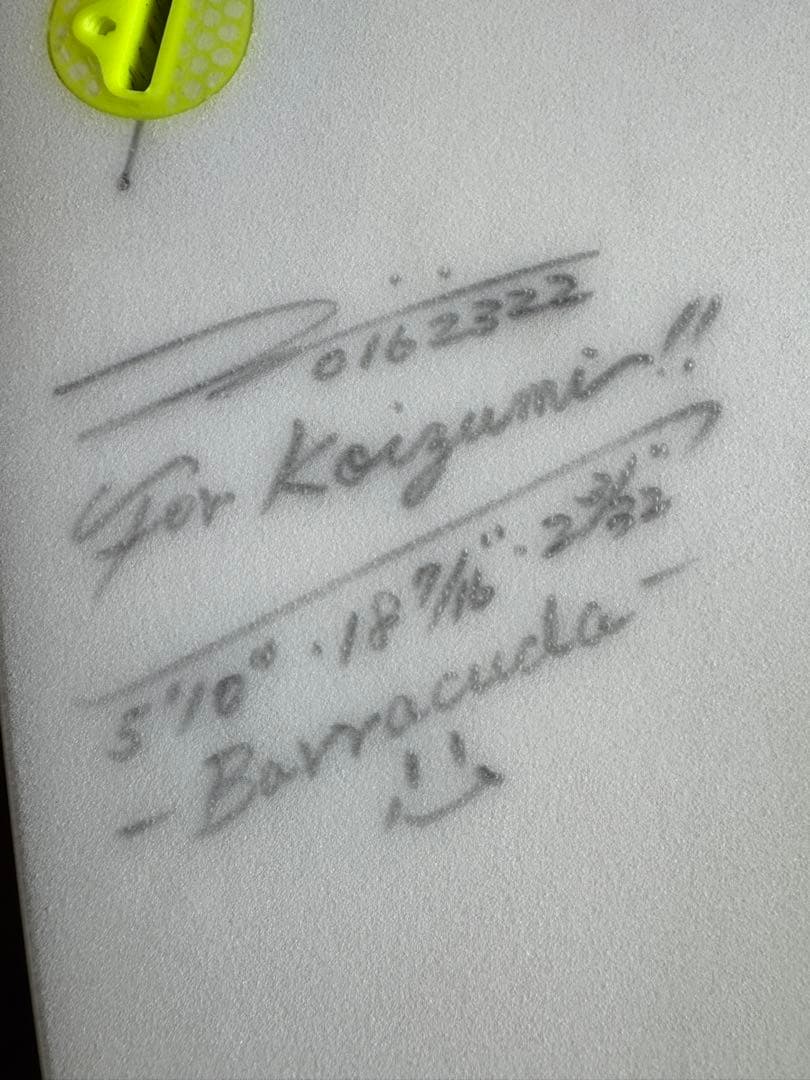 送料込み　インスパイア　ショートボード 5'10\" barracuda