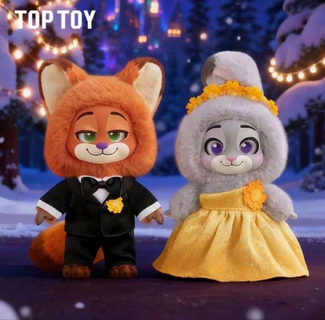 TOPTOY ズートピア2 マスコット ぬいぐるみ ニック＆ジュディ