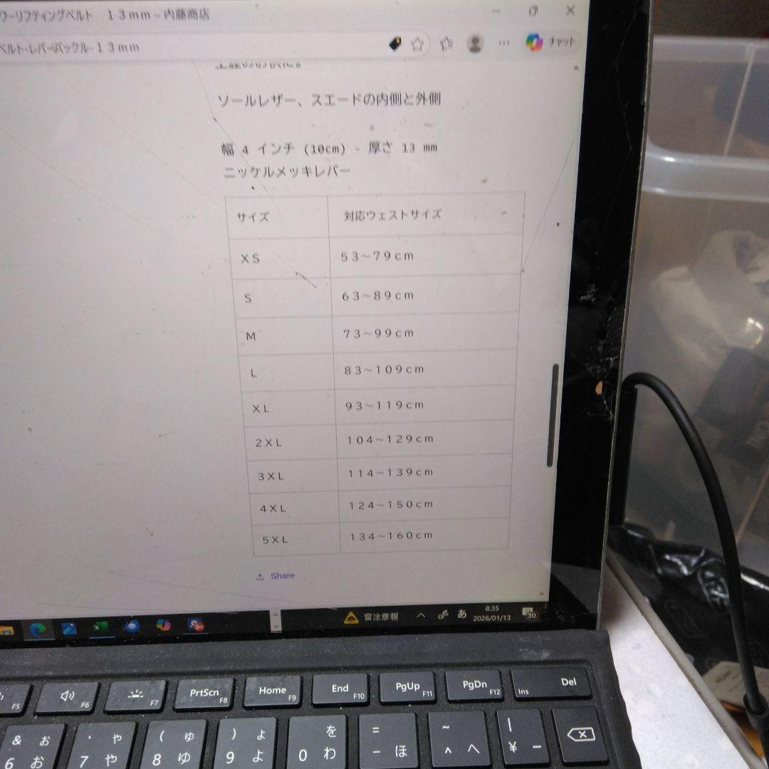 タイタン　ブラーマベルト　Mサイズ　73~99cm