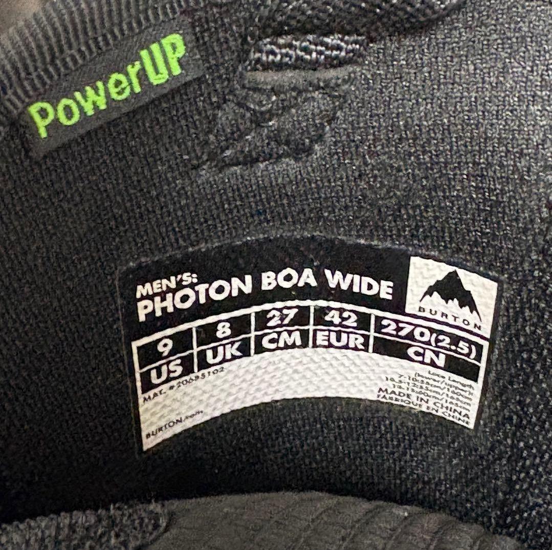 Burton PHOTON BOA WIDE メンズスノーボードブーツ