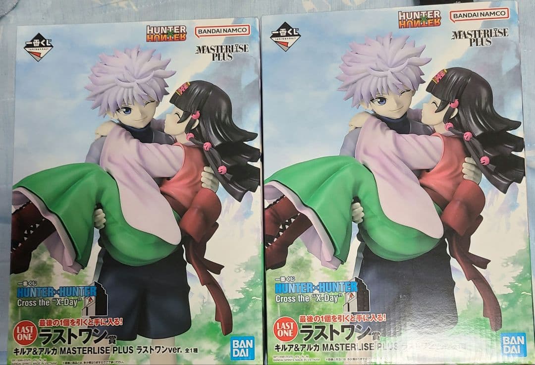 【未開封、即日発送】一番くじハンターハンターラストワン賞キルア＆アルカ2体