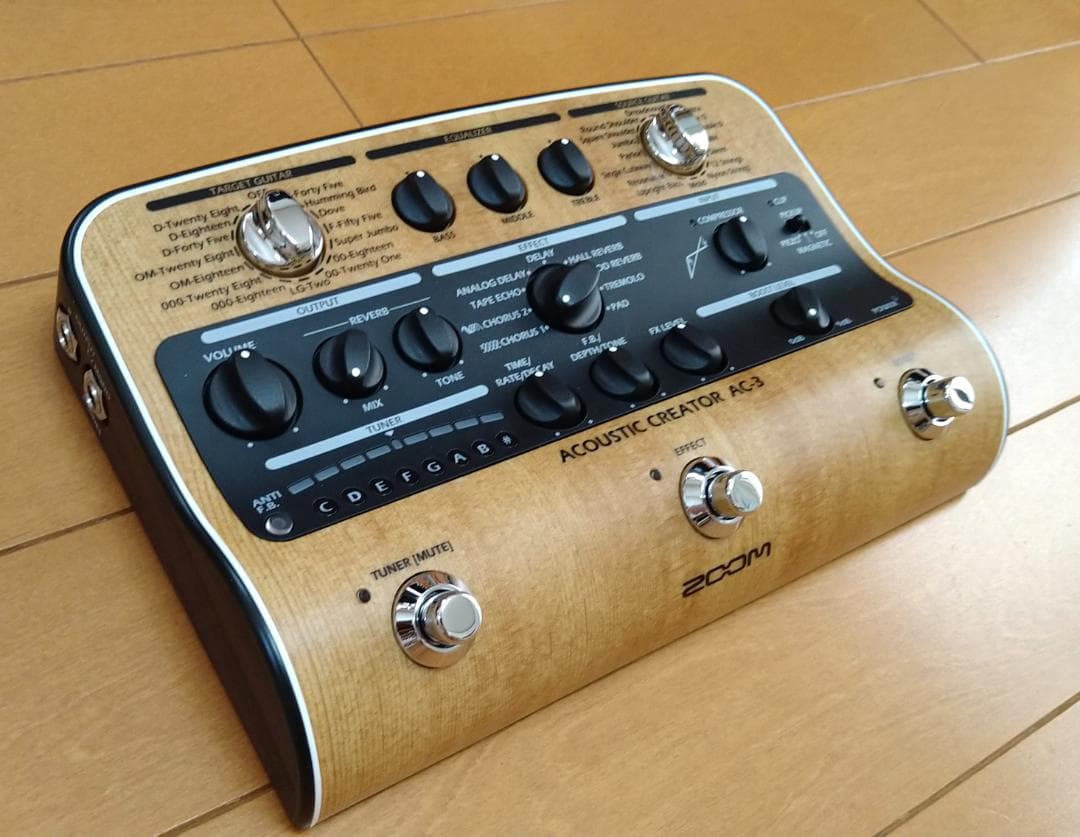 ZOOM AC-3 アコースティック・ギター用プリアンプ