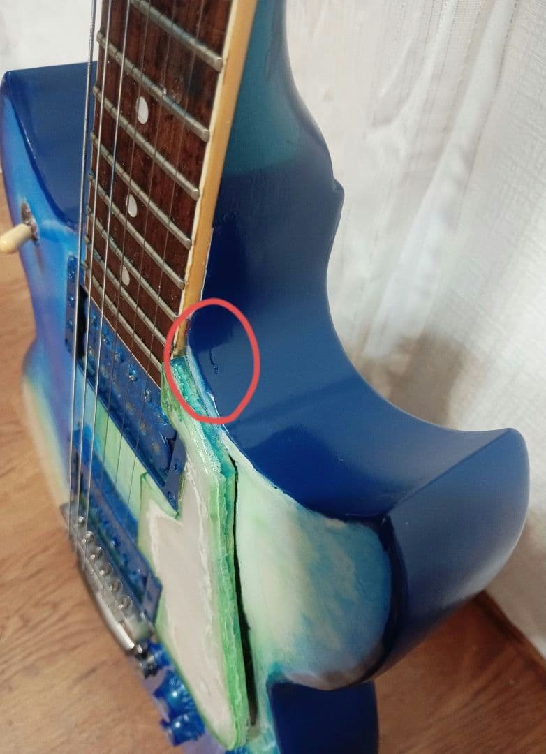 YAMAHA SG改良　エレキギター オーシャンタイプ