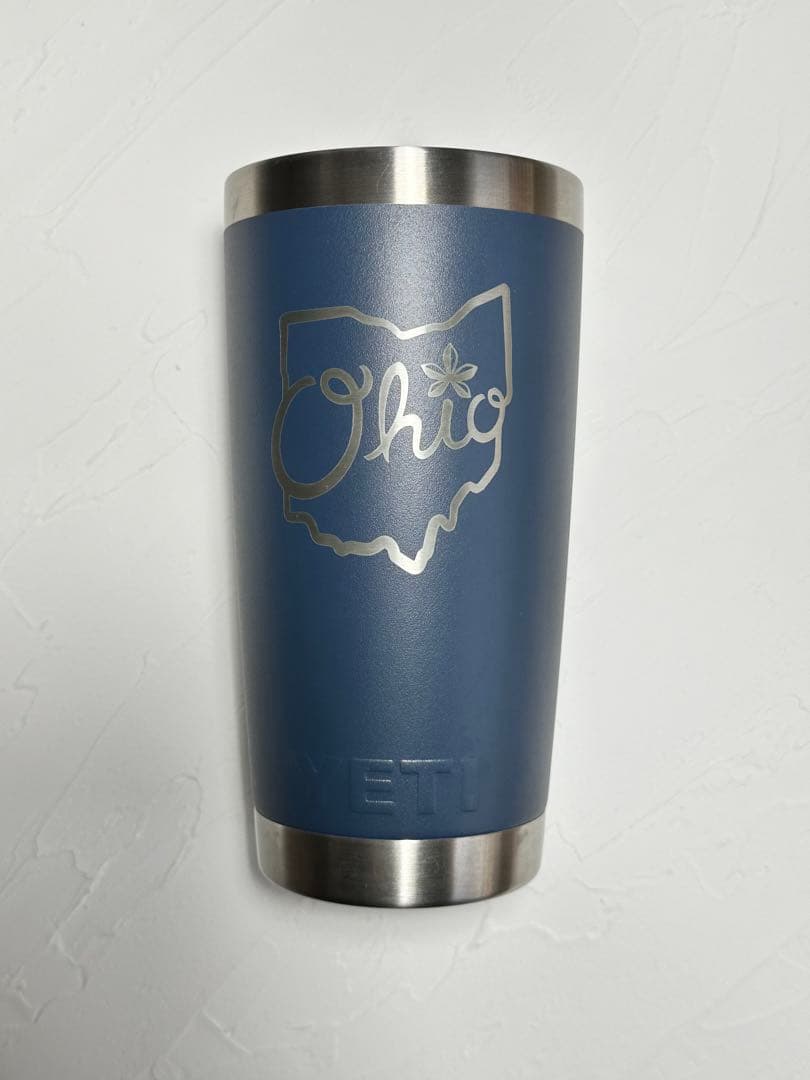 YETI USAロゴ入り ネイビー タンブラー 20OZ オハイオ