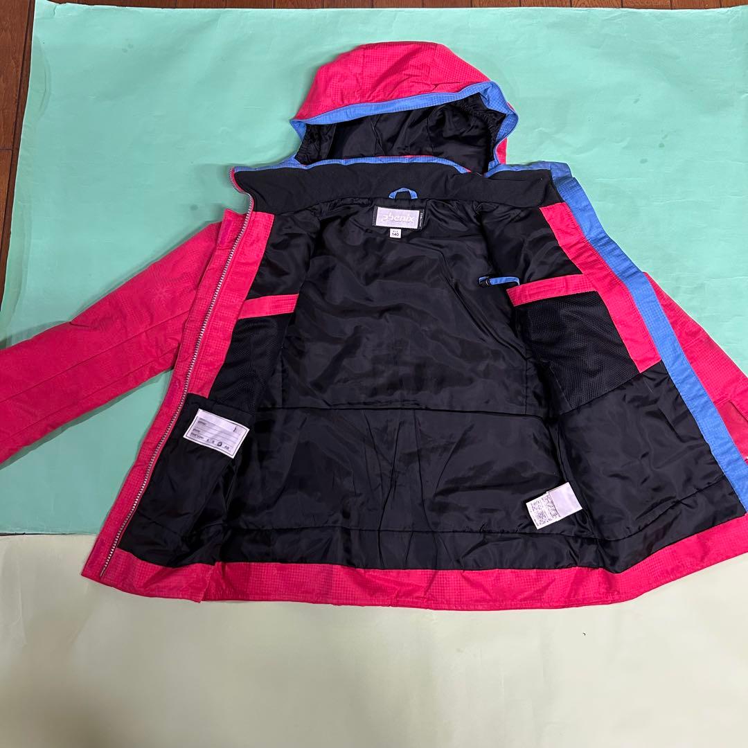 phoenix フェニックス　140 キッズ　 スキーウェアセット　帽子　手袋