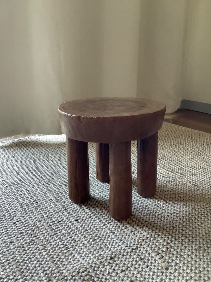 美品 セヌフォ族 スツール コートジボワール アフリカ アフリカンアート