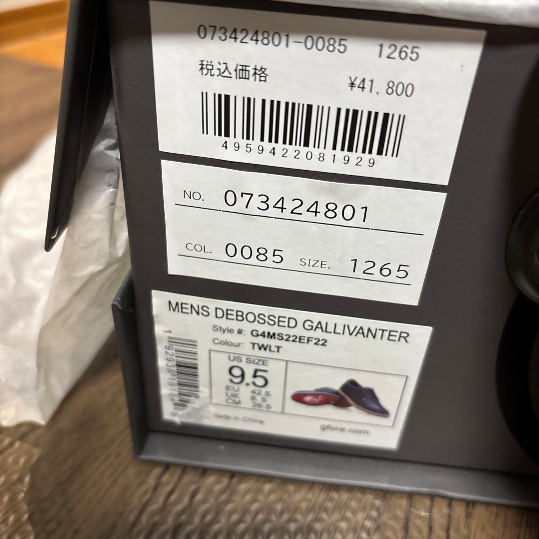 G/FORE ネイビー スカル模様 シューズ