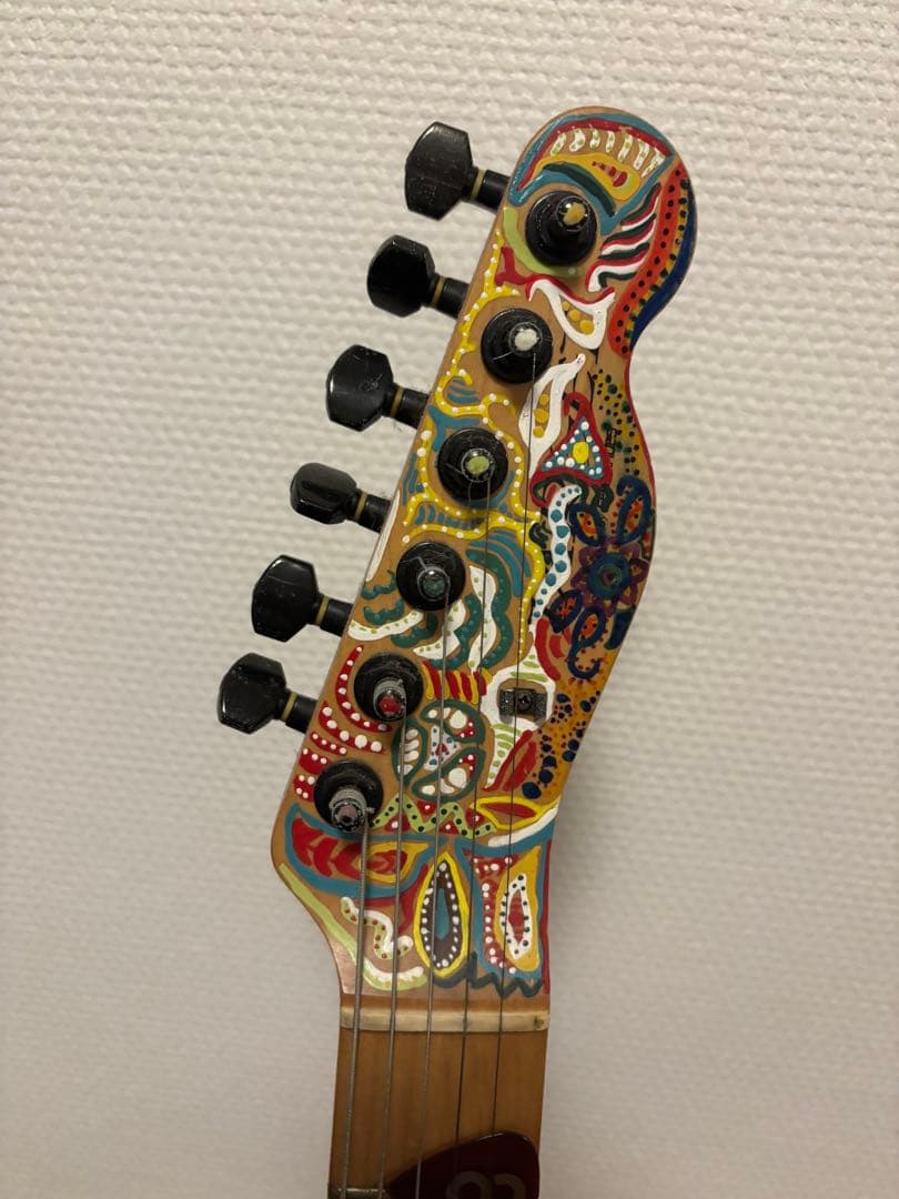 ペイントギター　hideデザイン