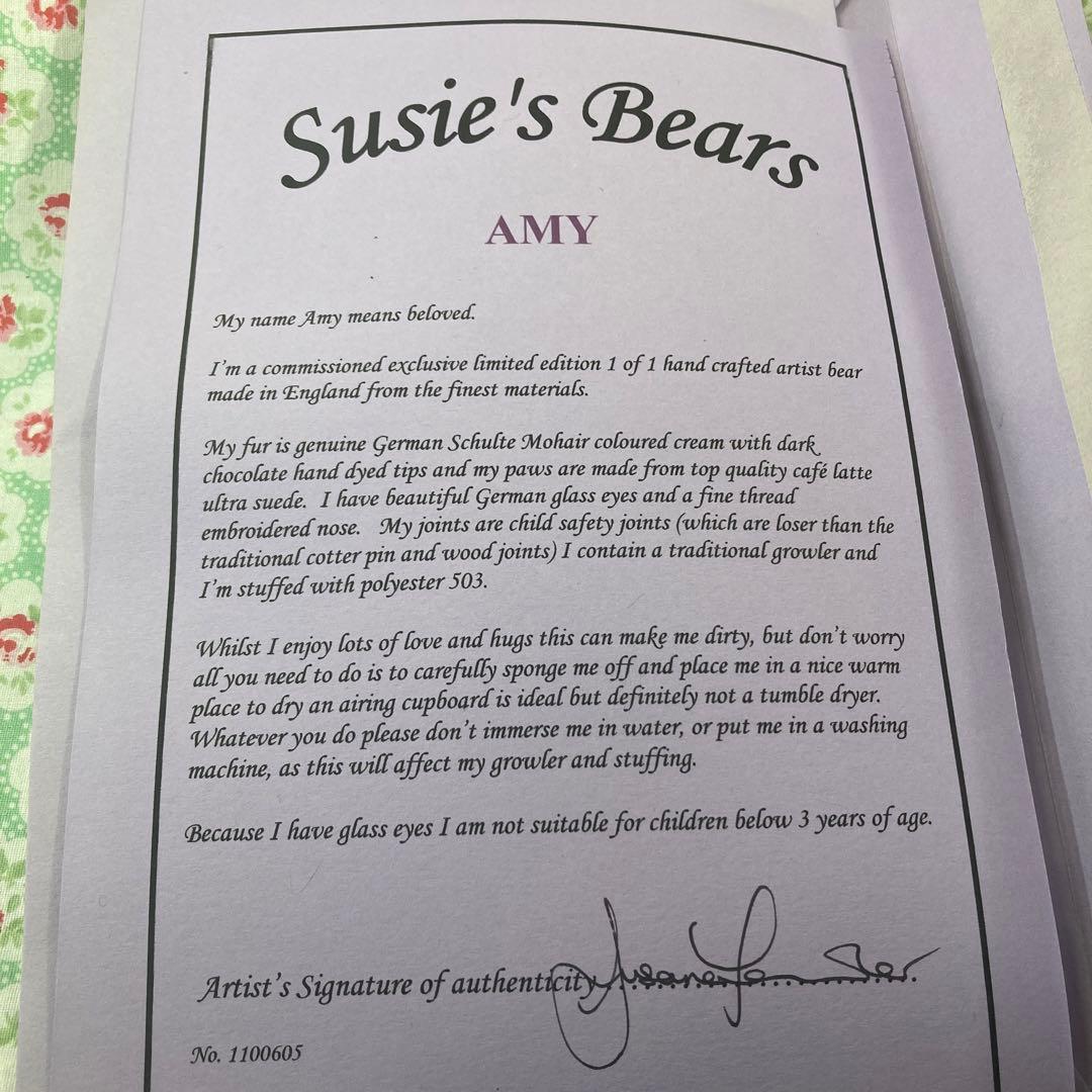 シュタイフ　テディベア 作家物 コレクション モヘア　ビンテージ　イギリス