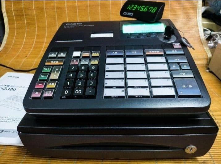 カシオレジスター　TE-2300　フル設定無料　コンパクト　900000
