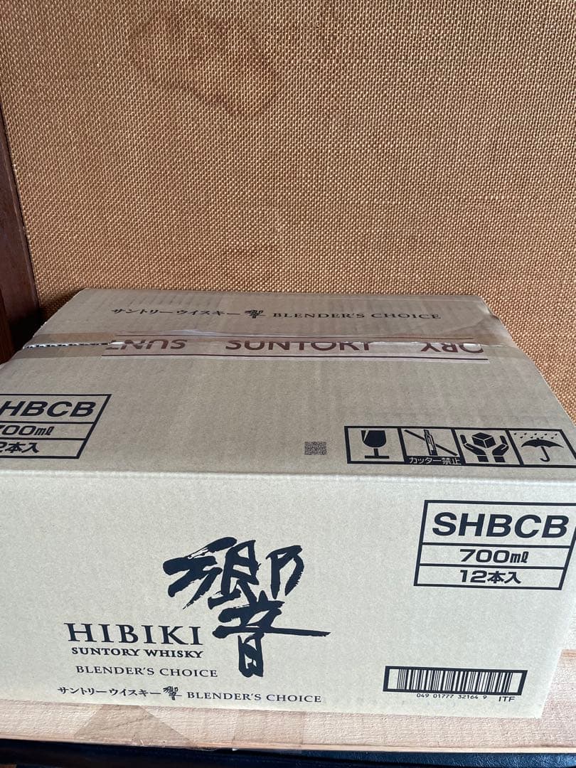 響　ブレンダーズチョイス空瓶12本　空箱
