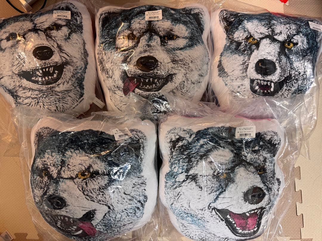 マンウィズ 一番くじ フェイスクッション 全種コンプリート