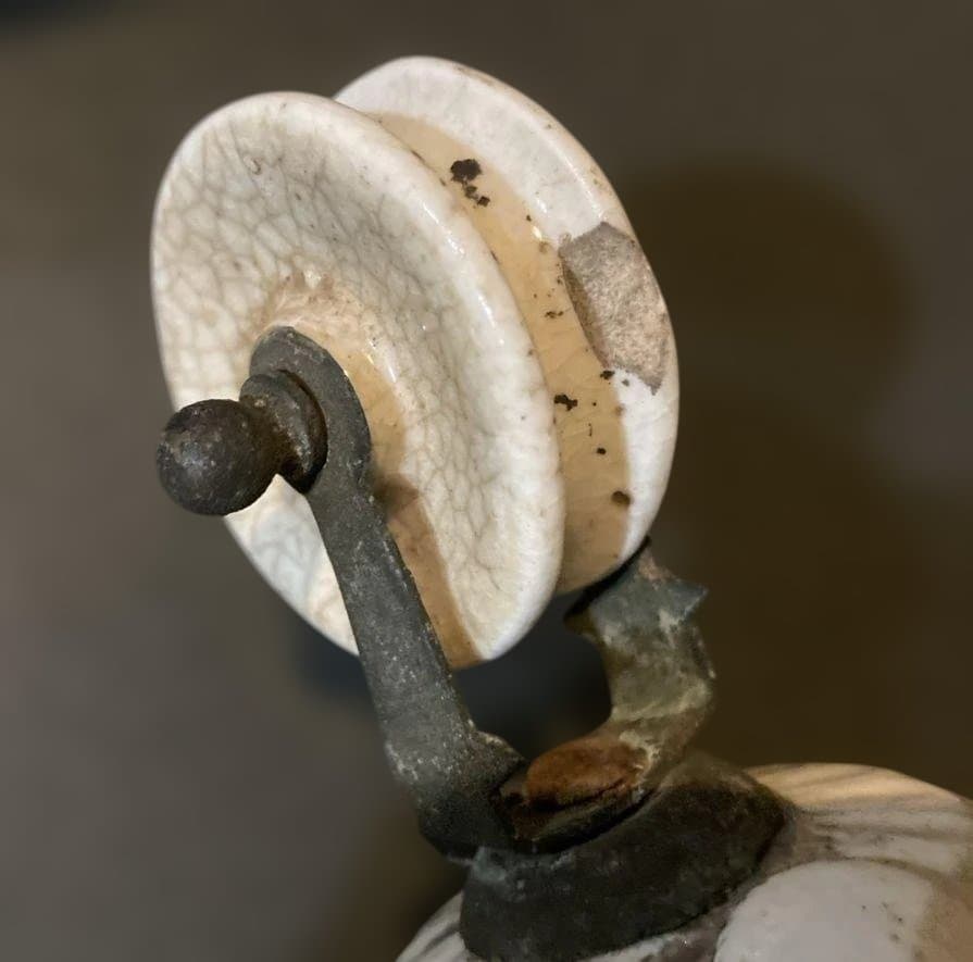 電笠　電傘　シェード　アンティーク　古民家　レトロ　昭和　大正浪漫　ロマン　碍子