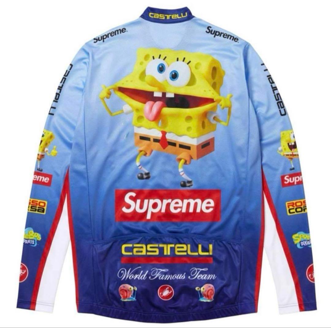 Supreme×スポンジボブ コラボシャツ ブルー 新品未開封