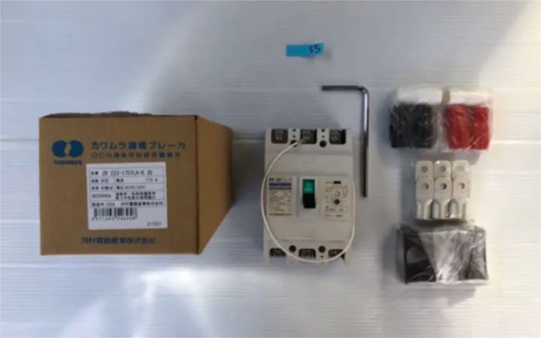 【新品未使用】カワムラ　漏電ブレーカ　ZR223-175TLA-K175A白1個