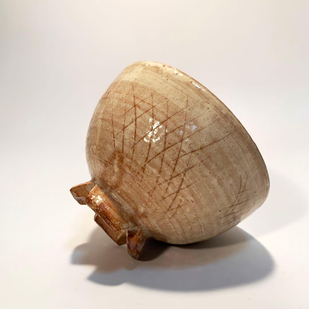 【茶道具】抹茶碗　十二代 土谷一水　萩焼 　共箱　R0575ダW