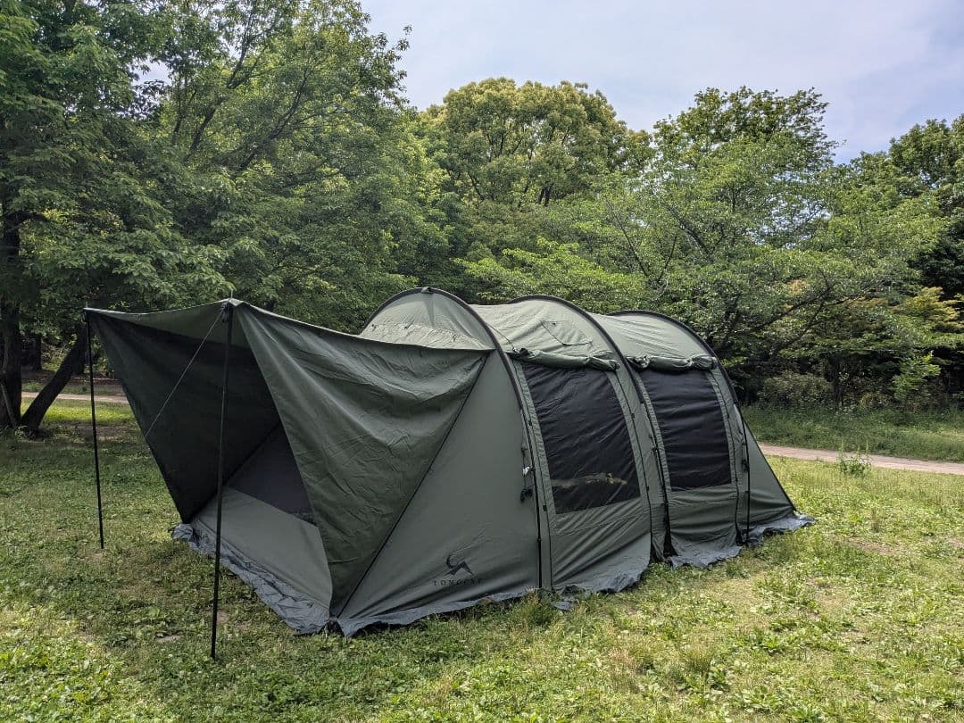 TOMOUNT TCトンネルテント　ツールームテント 2-4人用　TC素材