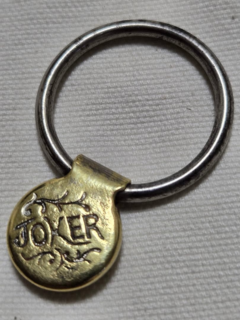 稀少！1883年 米国製 ビンテージ ブラス キーホルダー