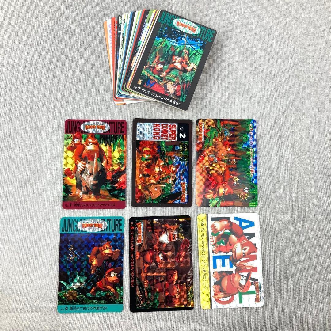 フルコンプ スーパードンキーコング カードダス パート1 全42種 箱出し品