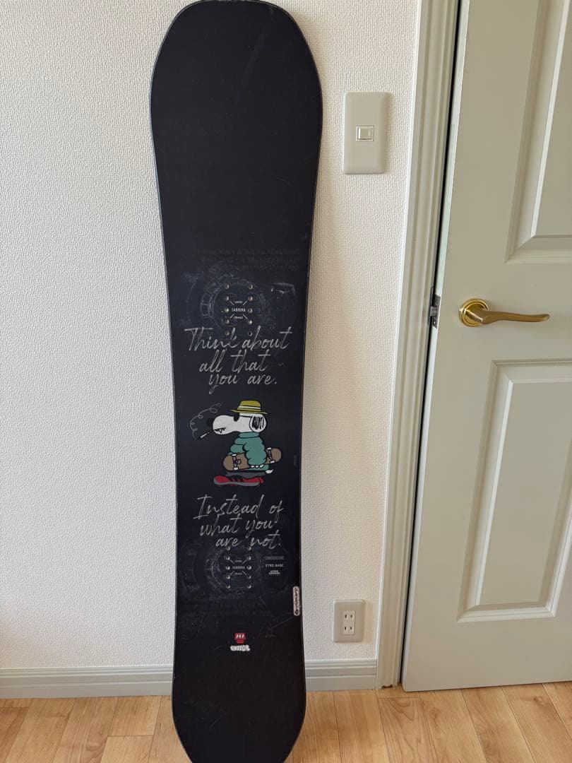 SABRINA スノーボード スヌーピーデザイン