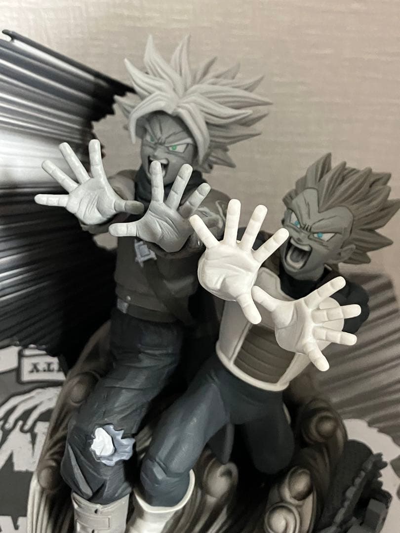 SMSDⅡ ベジータ トランクス D賞 04 トーン彩色 フィギュア モノクロ