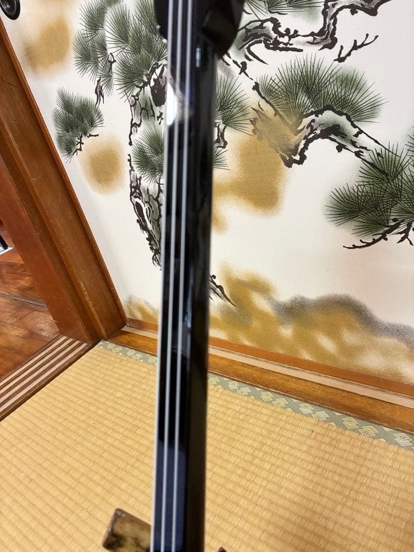 沖縄三線！貴重！知念大工型！本張り【一枚張り】