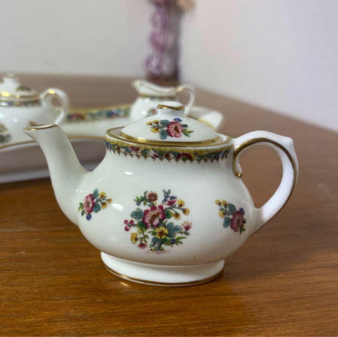 コールポート ミングローズ　ミニチュア　ティーセット