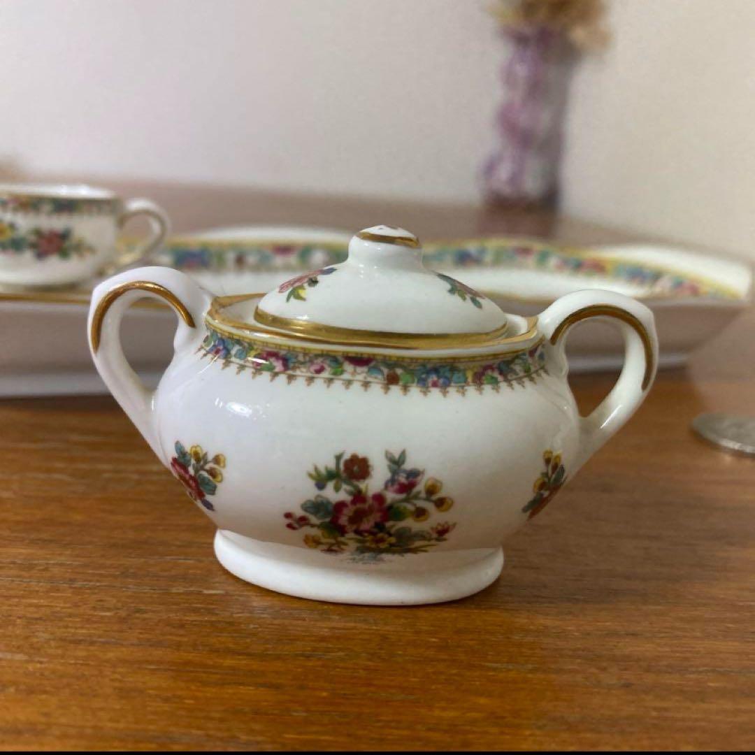 コールポート ミングローズ　ミニチュア　ティーセット