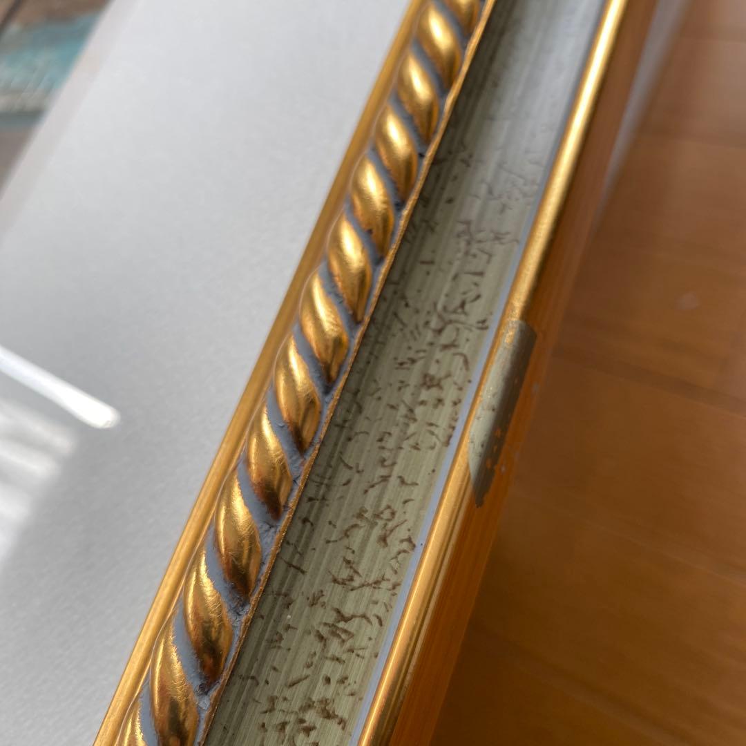 深沢昭明　風景画　176/300　絵画　アムステルダム　マヘレの跳ね橋