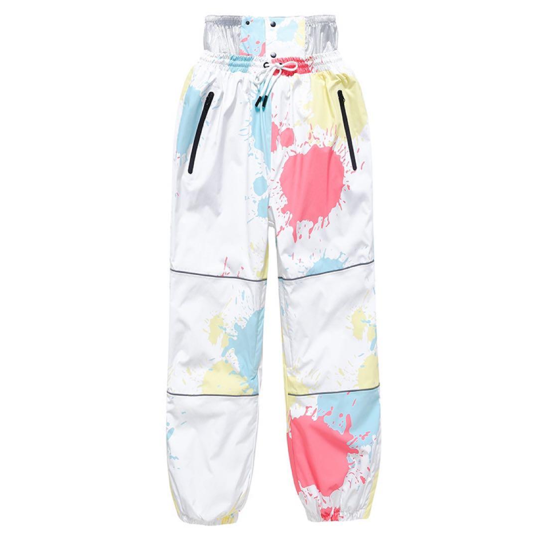 スノーボードウェア レディース 上下セット メンズ 男女 韓国 可愛い 黒