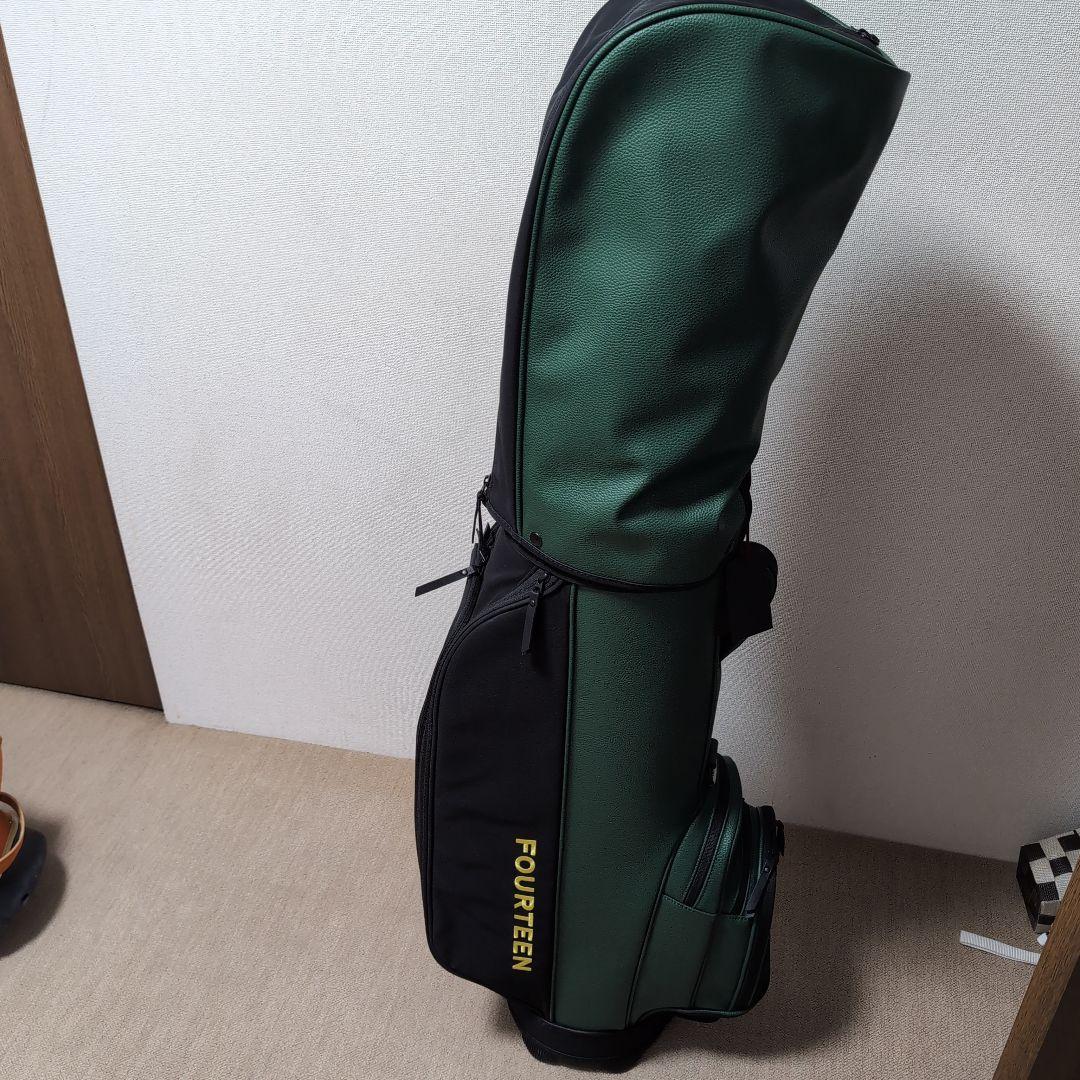FOURTEEN キャディバッグ 緑/黒