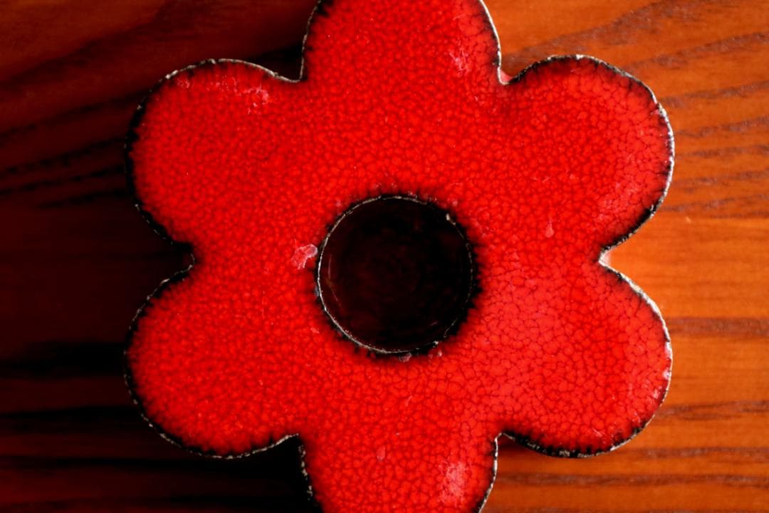 Lisa Larson リサラーソン キャンドルスタンド 花 36206