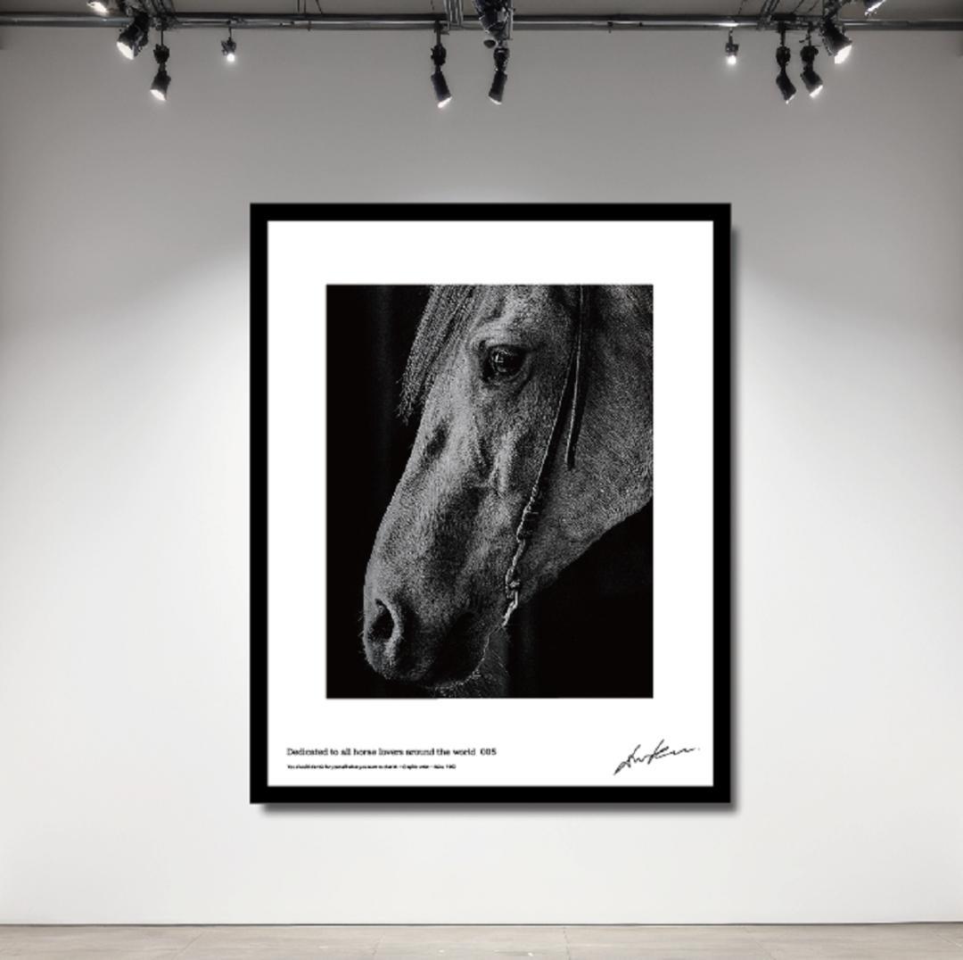 馬・No.005／アートポスター　400×500