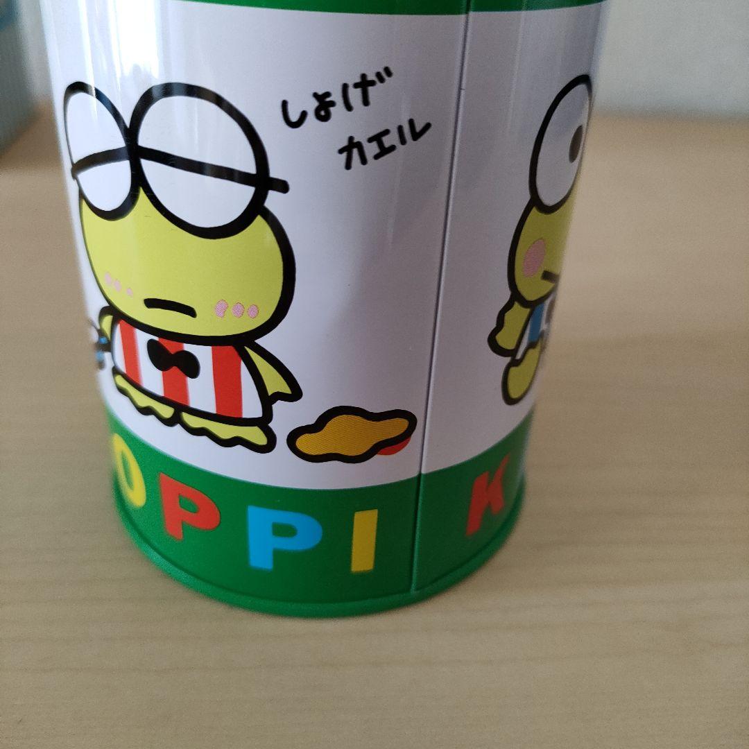 激レア　レトロサンリオ　けろけろけろっぴ　ロング　貯金缶　貯金箱　昭和　大きい