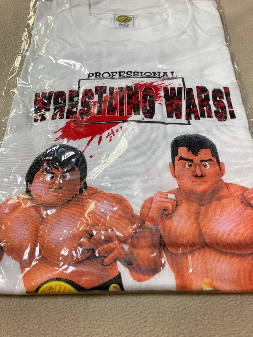 ★未開封★武藤×高田 Ｔシャツ Ｌ★新日本対ＵＷＦ １０月９日 東京ドーム★