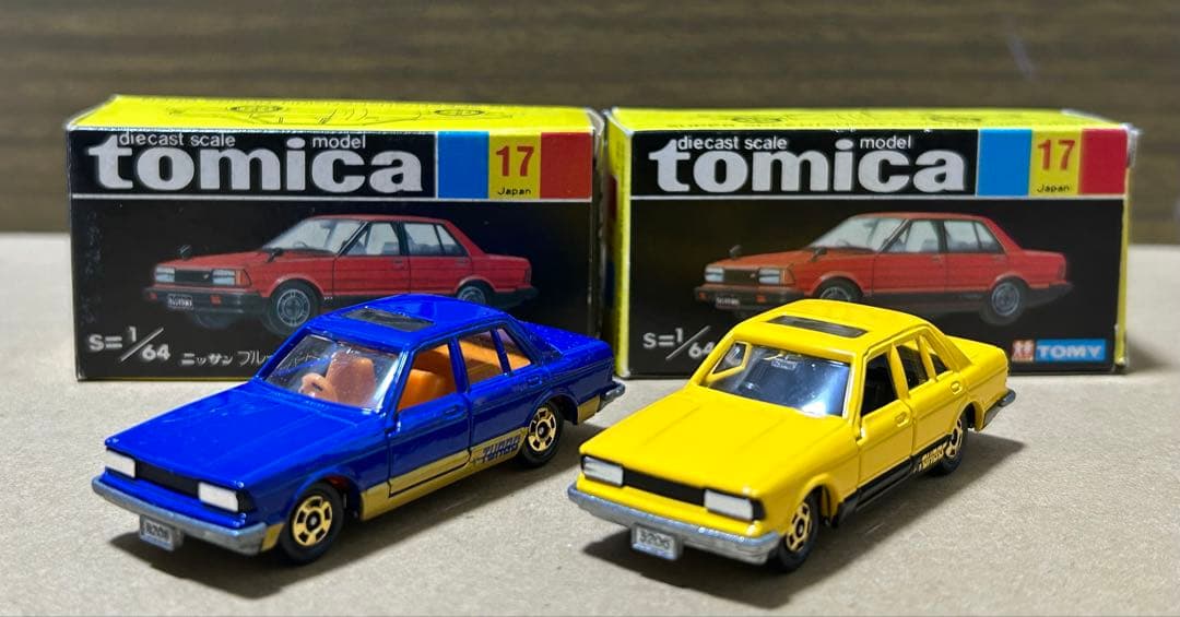 トミカ ニッサン ブルーバード 1800ターボSSS-XG 2台セット
