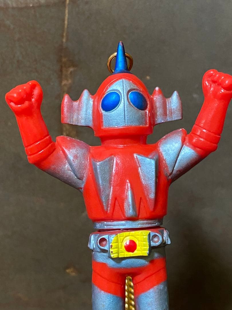 当時物 ソフビ 宇宙鉄人キョーダイン　スカイゼル　石森章太郎　特撮　ペンダント