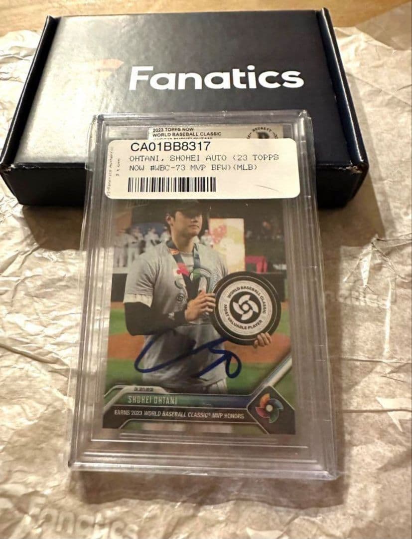 Ｋ*様 大谷翔平　wbc優勝記念サインカード　BECKETT 直筆　2023 t