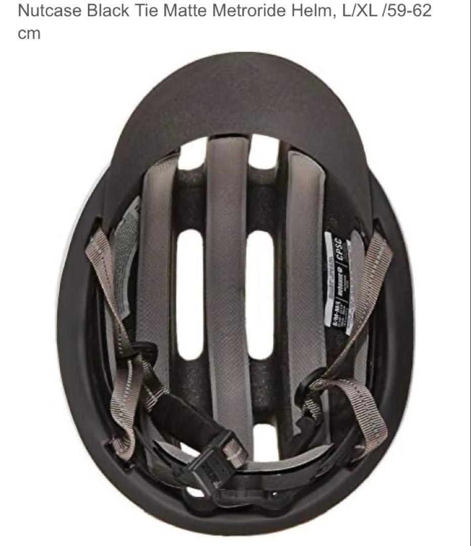 nutcase L ヘルメット　Nutcase 黒　マット　59-62