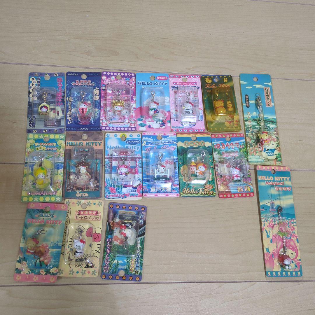 ハローキティ ご当地ハローキティ ストラップ 未開封 17 まとめ売り