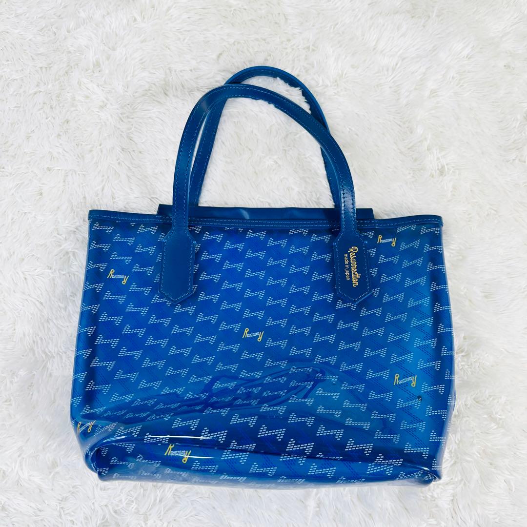 レザレクション　クリア　カートバッグ　ブルー　ゴルフ