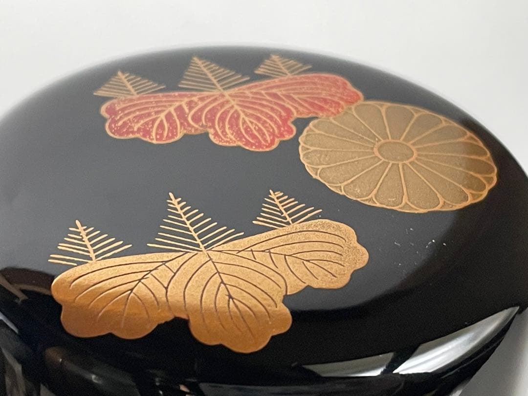 漆工　蒔絵師　中村宗尹　高台寺　中棗　棗　菊桐蒔絵　茶道具