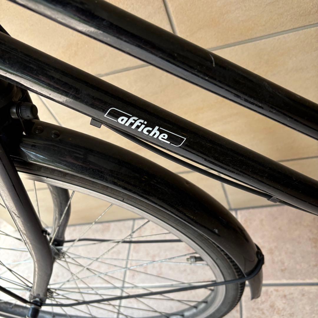 ママチャリ 黒 ブラック 26インチ 自転車 パンク歴 事故歴無し