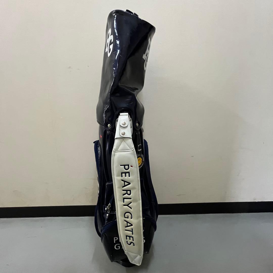 PEARLY GATES キャディバッグ ネイビー