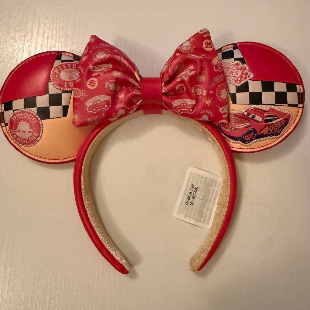 ディズニー　カルフォルニアアドベンチャーパーク　カーズ カチューシャ